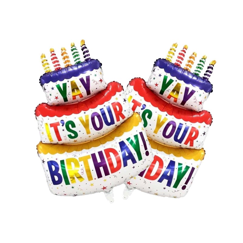 BIEUFBJI 2pcs Happy Birthday Balloon Big 41 Foil Inflated Mylar Balloons for Birthday Party Supplies Baby Shower Decorations - Image 2