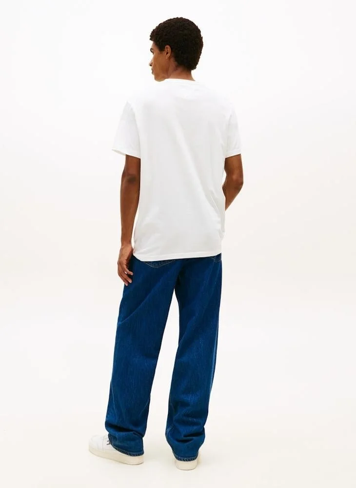 TOMMY JEANS Tonal Logo Knit T-Shirt