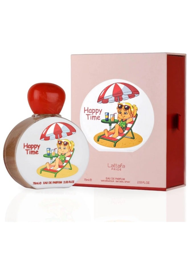 لطافة عطر هابي تايم للأطفال من لطافة برايد 75 مل - عبير مبهج ومنعش - Image 1