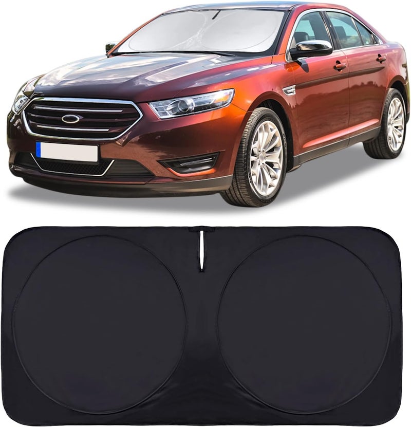 INSAUTO Sun Shade for Ford Taurus 2013 2014 2015 2016 2017 2018 2019-2023 Accessories Window Sunshade Custom Fit Taurus Sedan Windshield Sun Visor Reflective Protector Foldable Shield Blocks UV Rays - Image 1
