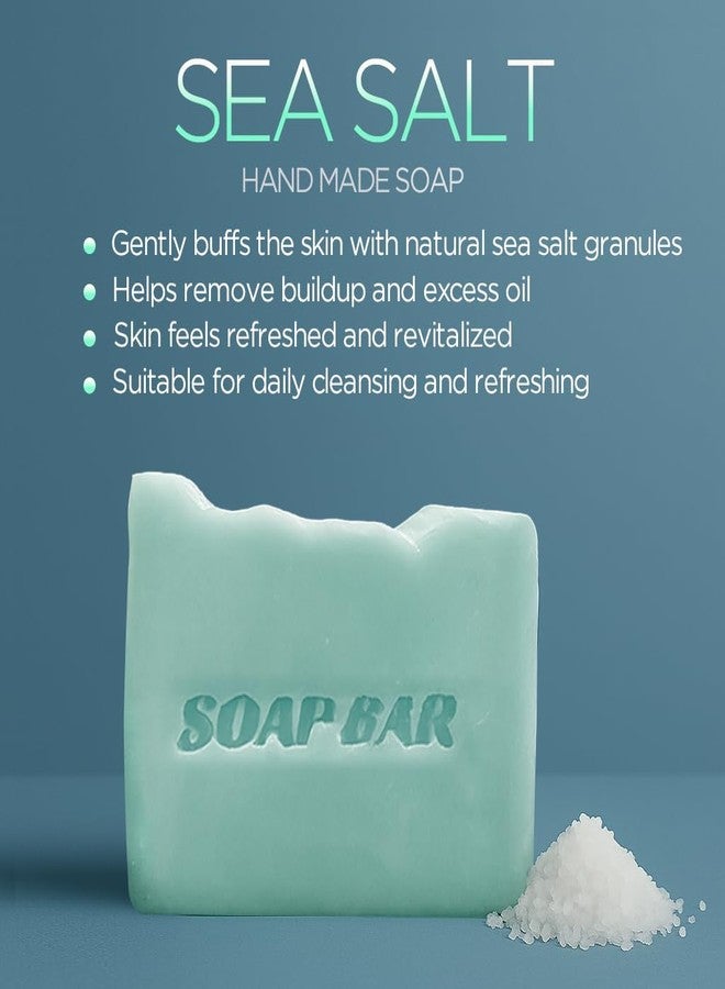 APPTI Natural Soap for Men, Soap Bar with Essential Oils, Cold Pressed Bar Soap for Men, Nourishing Mens Bar Soap (Seasalt - Image 2