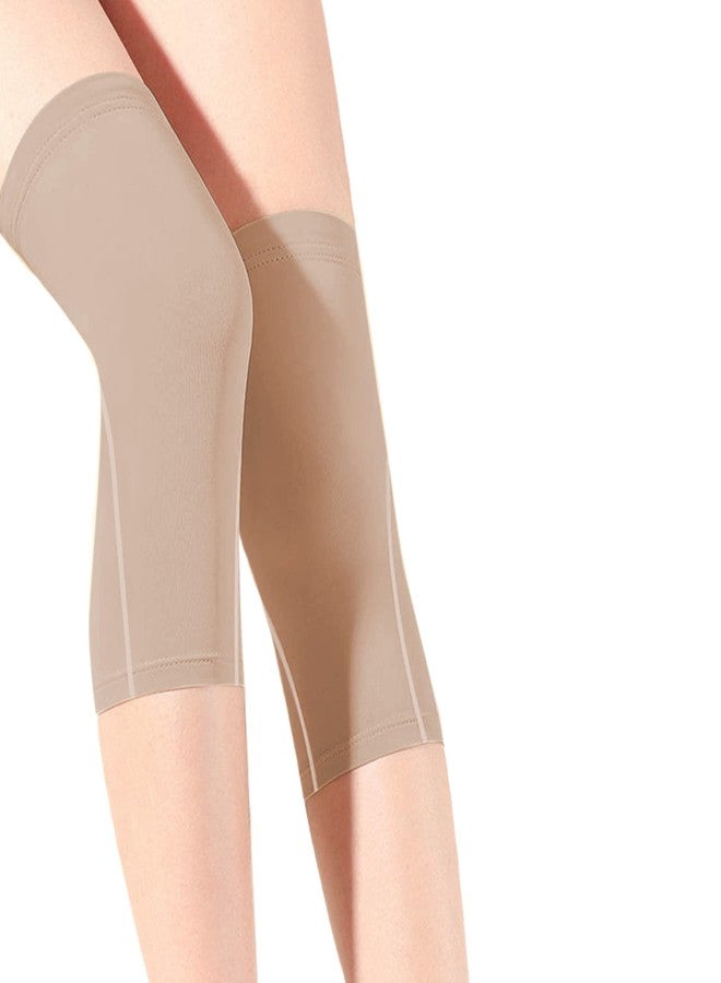 JUMISEE 1 Pair Compression Knee Sleeve for Men Women, Soft Stretchy Knee Brace Leg Support for Running Pain Management Arthritis Pain Relief Rheumatism - Image 2
