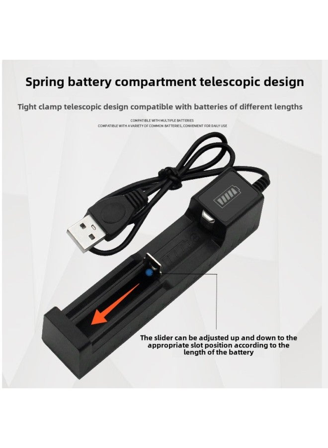 Generic Special Charger For Flashlight 18650/26650 Seat Charging Universal Charging 3.5DC Hole Direct Plug Adapter-Color:Universal Flat Plug (us Regulations) - Image 4