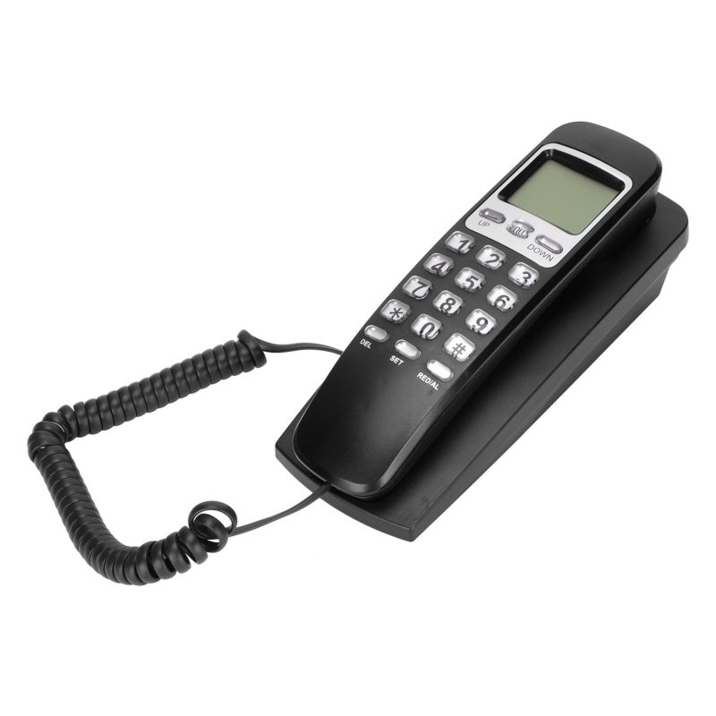Corded Phone with Volume Control Clear Sound - Wall Mountable Telephone Extra Long Handle Cord Multifunction Landline Phone for Elderly - Image 5