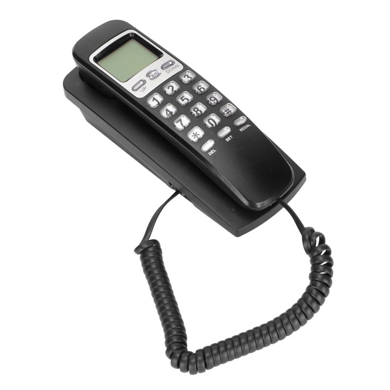 Corded Phone with Volume Control Clear Sound - Wall Mountable Telephone Extra Long Handle Cord Multifunction Landline Phone for Elderly - Image 4