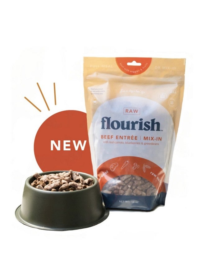 فلوريش مكافآت Flourish Pets النيئة المجففة بالتجميد للكلاب (مُضاف إليها لحم بقري، عادية) - Image 2