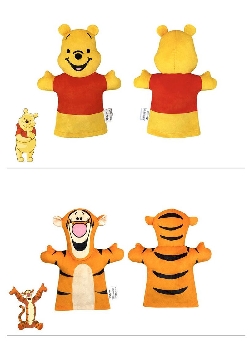 Y&D 1 Piece Disney Winnie Bear Hand Puppet Parent Child Interactive Plush Toy Role Playing  - Image 2