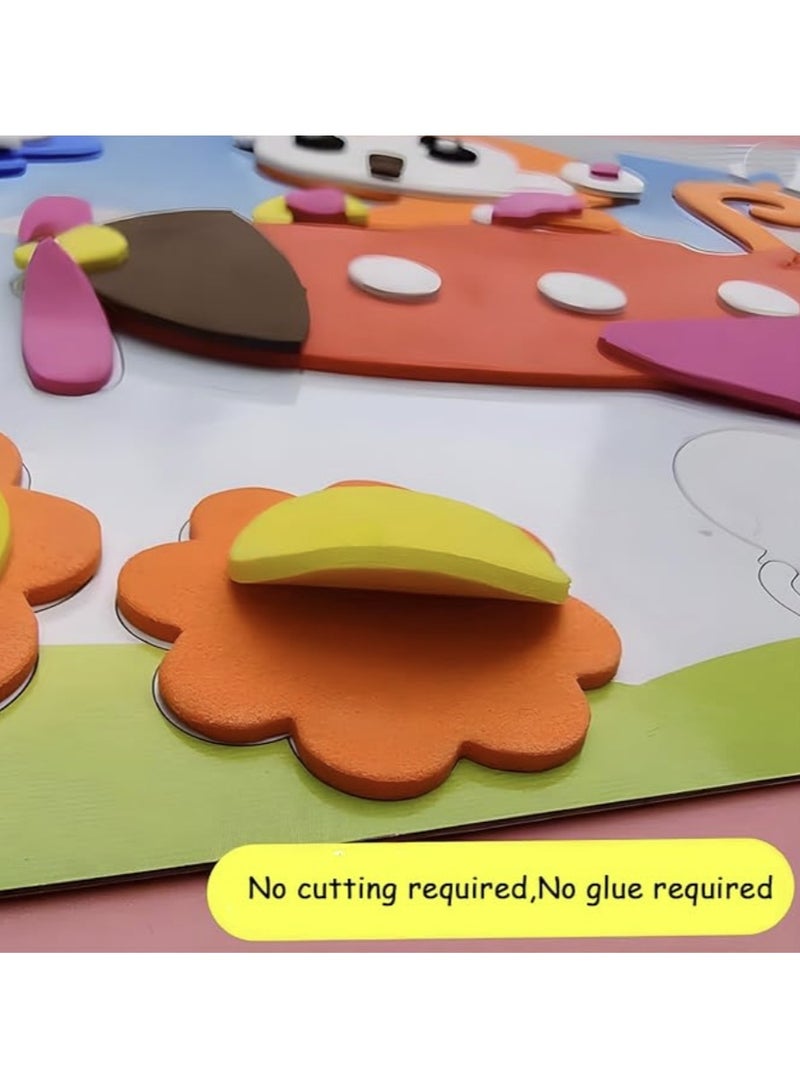 Beauenty Creative DIY for Kids 3D Sticker Fun - Animals (6 SHEETS) - Image 4