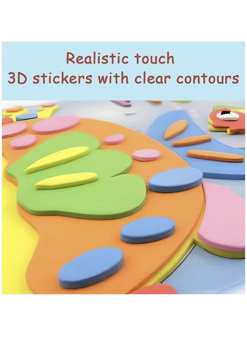 Beauenty Creative DIY for Kids 3D Sticker Fun - Animals (6 SHEETS) - Image 3