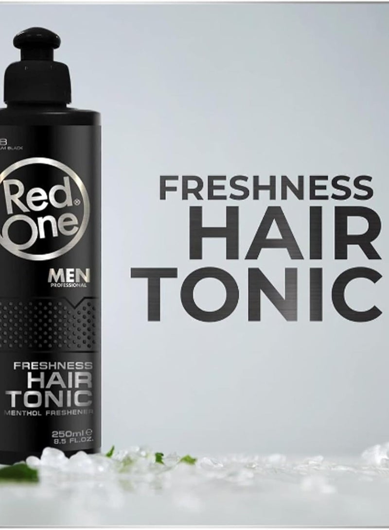 ريد ون RedOne تونك الشعر بالمنتول 250 مل – علاج منشّط لفروة الرأس ومكافح لتساقط الشعر - Image 2
