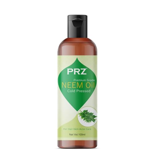 PRZ Combo of Cold Pressed Neem Oil & Castor Oil, 100% Pure & Natural Oil for Hair, Skin and Body Massage (100ML Each) - Image 2