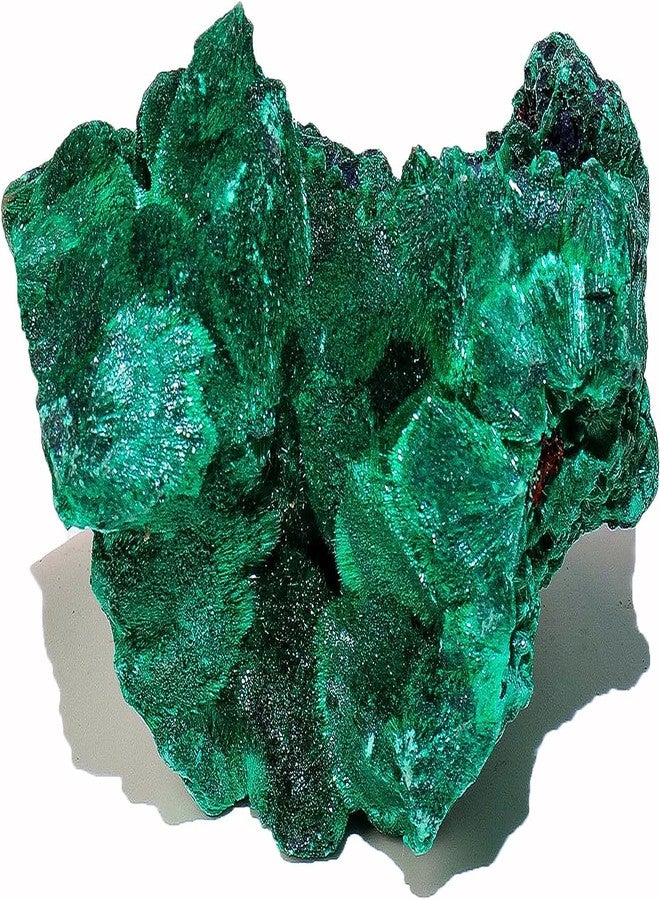 Apengshi Natural Malachite Crystal Stone 0.05-0.11lb Raw Malachite Stone Irregular Rough Malachite Mineral Specimen Original Shape Healing Crystal Gem Worry Relief Stress with Gift Box - Image 1