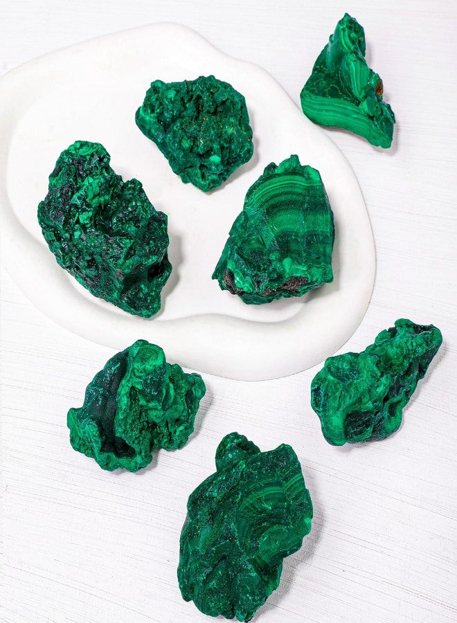 Apengshi Natural Malachite Crystal Stone 0.05-0.11lb Raw Malachite Stone Irregular Rough Malachite Mineral Specimen Original Shape Healing Crystal Gem Worry Relief Stress with Gift Box - Image 2