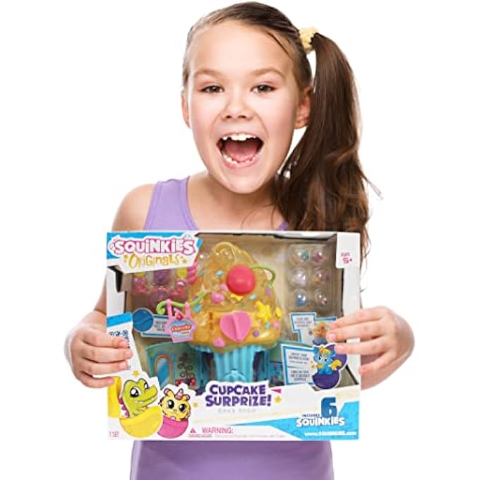 Squinkies Original Cupcake Surprize | Squishies Bake Shop Vending Machine | 9 Squishy Toys Included - Image 2