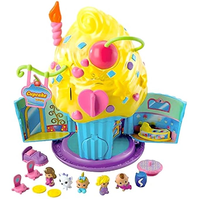 Squinkies Original Cupcake Surprize | Squishies Bake Shop Vending Machine | 9 Squishy Toys Included - Image 1