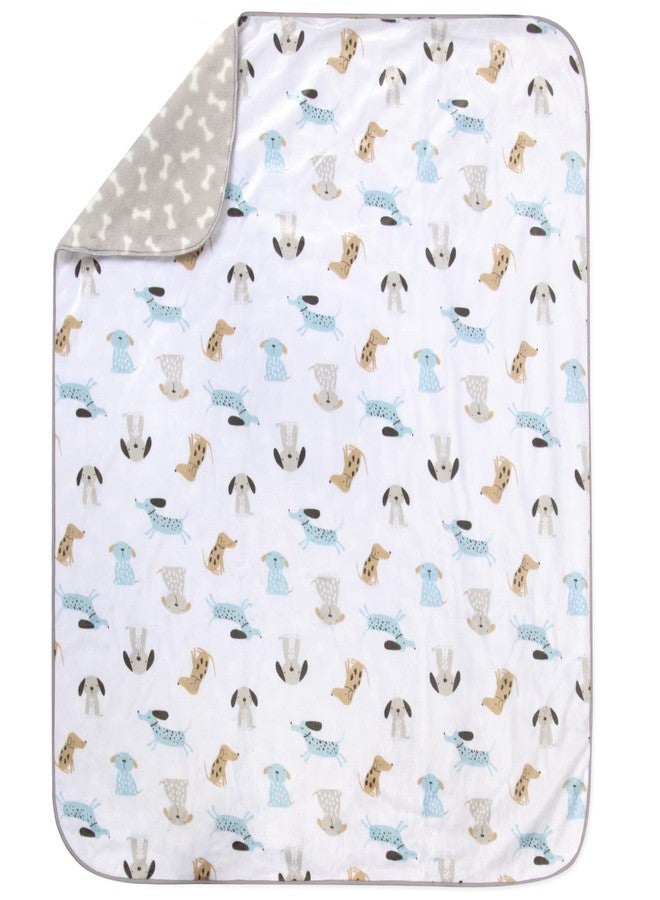 Baby Essentials Sherpa Fleece Baby Blankets for Boys and Girls – Colorful, Reversible Baby Blankets for Newborns, Infants, Toddlers, and Nursery (Puppy Grey) - Image 5