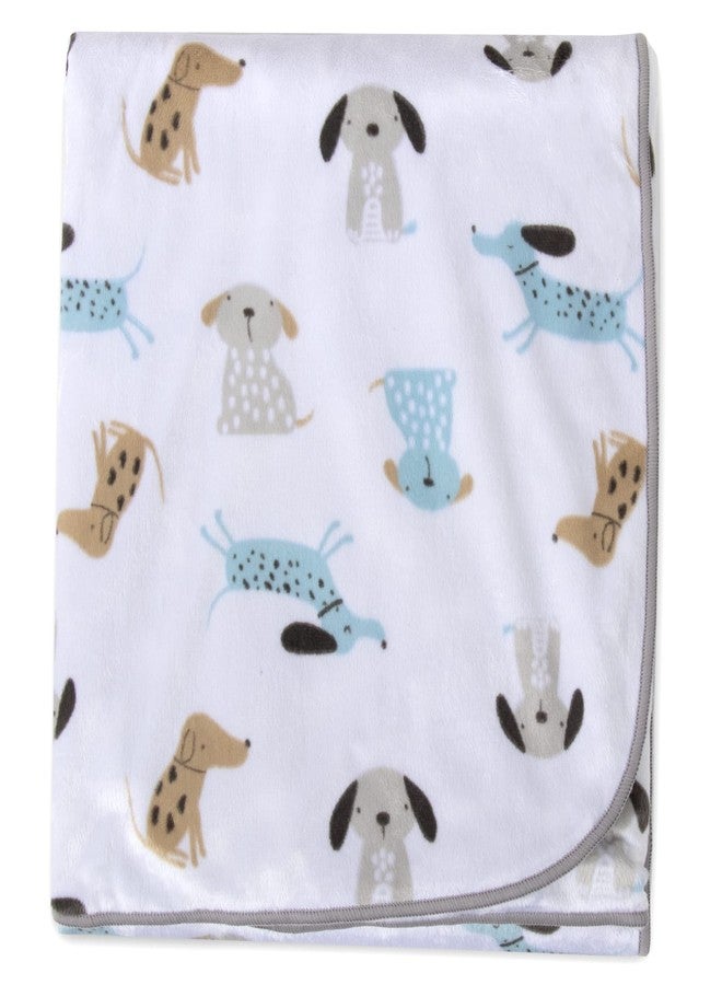 Baby Essentials Sherpa Fleece Baby Blankets for Boys and Girls – Colorful, Reversible Baby Blankets for Newborns, Infants, Toddlers, and Nursery (Puppy Grey) - Image 2