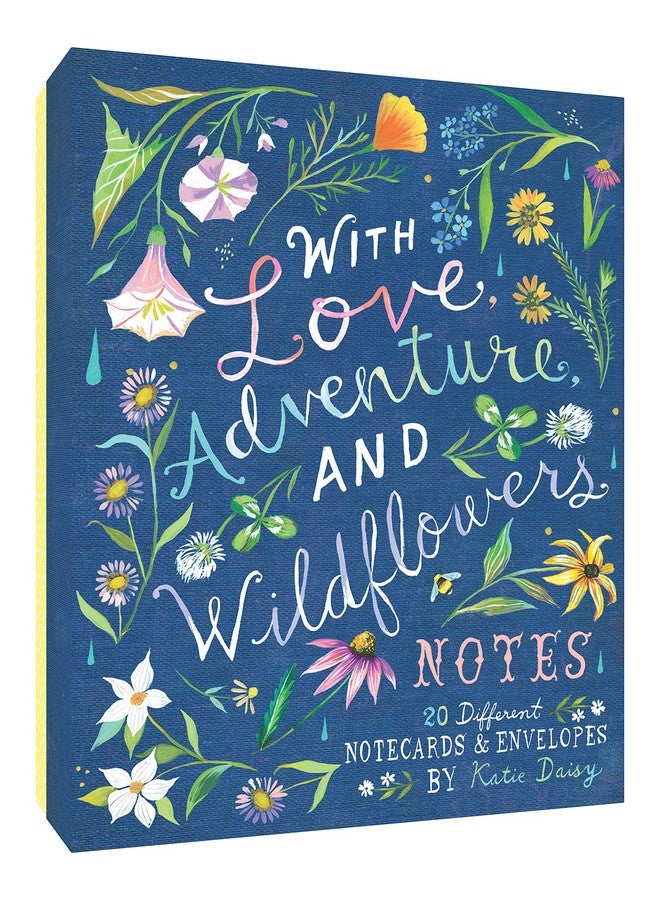 Chronicle Books With Love Adventure And Wildflowers Notes: 20 Different Notecards & Envelopes (Katie Daisy Art Stationery Nature Themed Notecards) - Image 1
