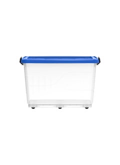 132L Clear Plastic Storage Box With Wheels & Lockable Lid (Blue) - pzsku/Z489FC3EE0E1B98AA2127Z/45/_/1729590623/777b7b61-fac1-4987-bc02-ab22caecc012