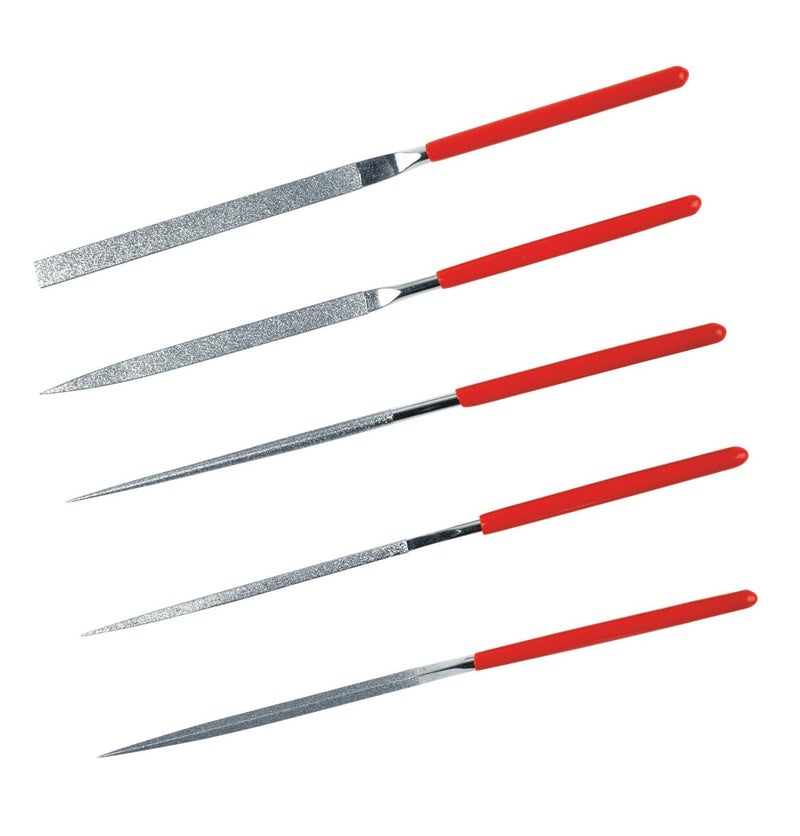 Inditrust مجموعة أدوات الملفات الصغيرة متعددة الأنواع 5 قطع 3x140 مم من إنديتراست - Image 1