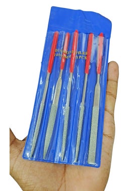 Inditrust Inditrust Multi type 5pc mini file set 3x140mm use for for Metal Glass Stone Jewelry Art and Craft Work Tool Set  - Image 2