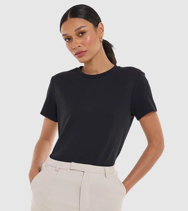 BCBG BCBG T Shirt With Line Embroidery