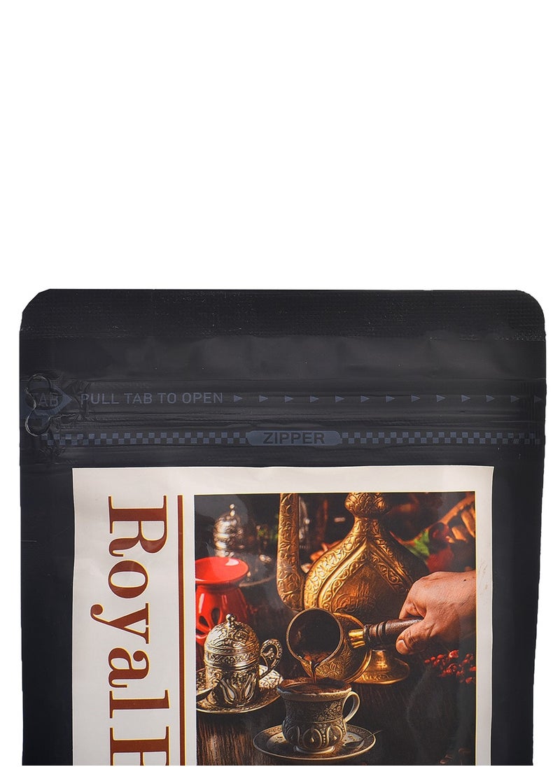 PrimeCaf Royal Blend Turkish Coffee 100% Arabica, Dark Roasted ,with cardamom, 250gm  - Image 3