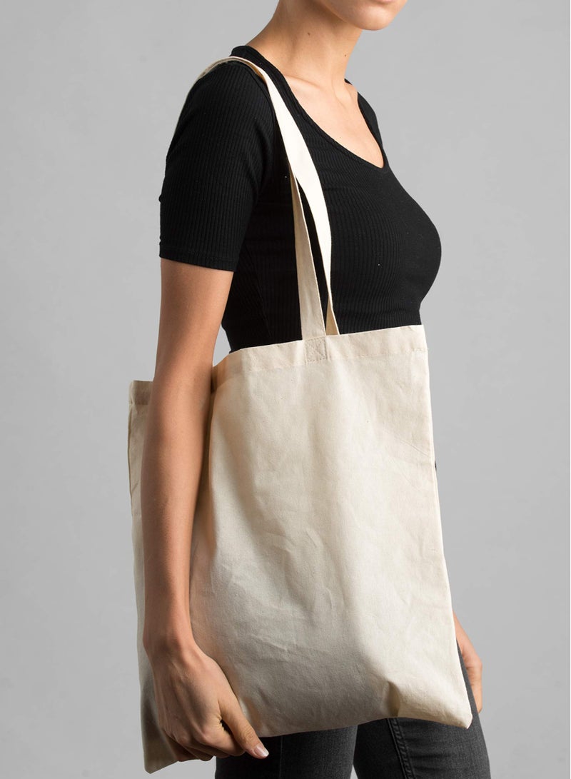 حقيبة حمل قطنية اقتصادية، حقائب قماشية خفيفة الوزن وقابلة لإعادة الاستخدام لتسوق البقالة، مناسبة للاستخدام الشخصي، والإعلان، والترويج، والهدايا، والهبات، والأنشطة - Image 4