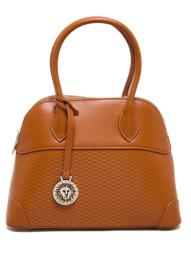 Textured PU Satchel Bag