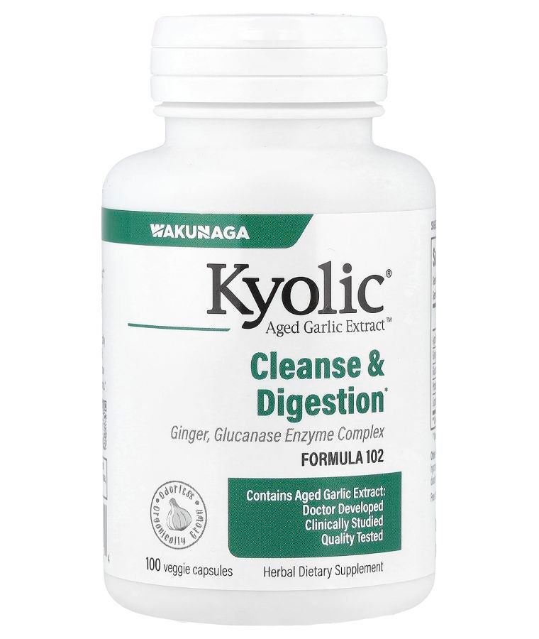 Aged Garlic Extract™ Cleanse & Digestion Formula 102 100 Veggie Capsules