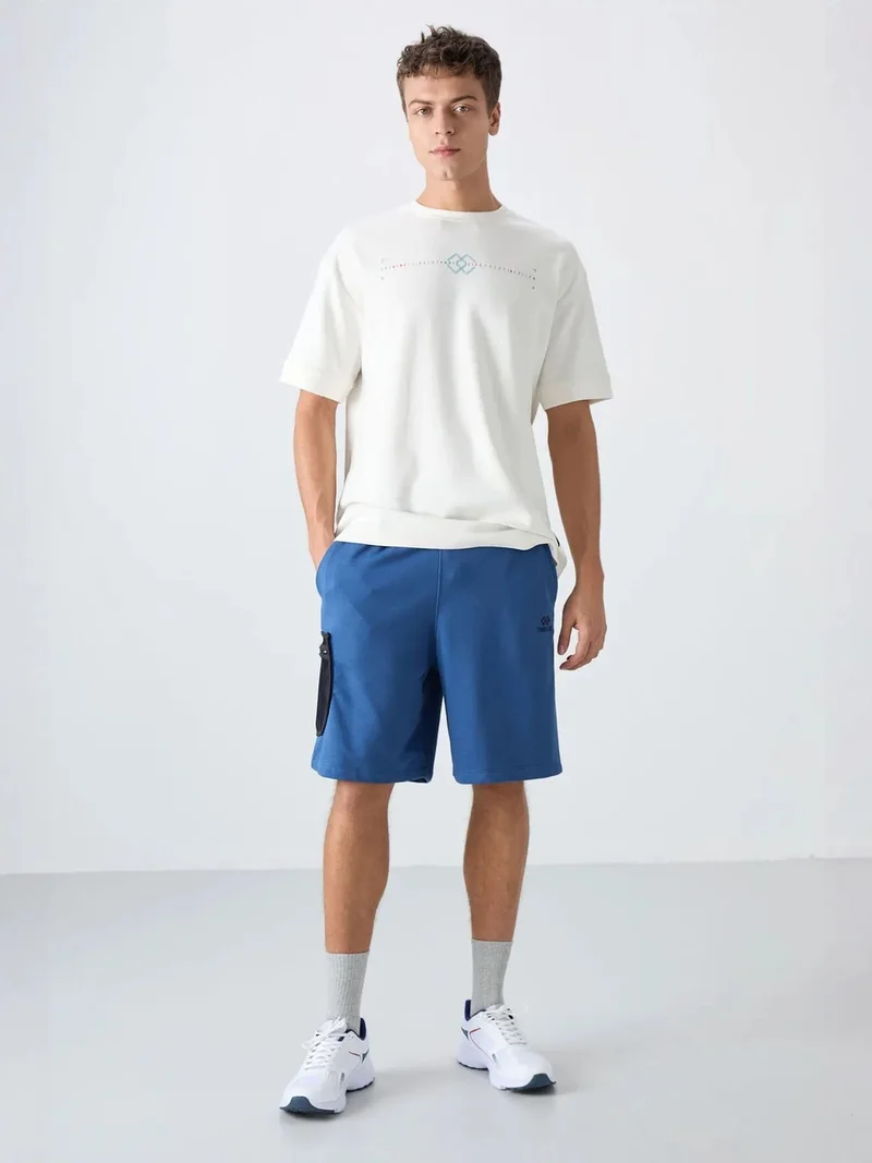 تومي لايف TOMMY Men's Wide-leg Cargo Shorts