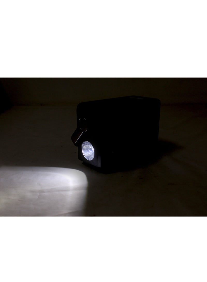 دي إل سي  راديو بلوتوث محمول يعمل على طاقة شمسية مع مصباح يدويDLC-32238B - Image 3