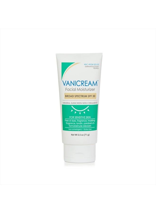 Vanicream Facial Moisturizer with SPF, 2.5 Ounce - Image 1