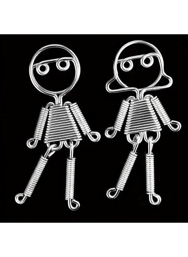 1مم سلك ألومنيوم وردي 5م طري قابل للثني للحرف اليدوية صنع المجوهرات - Image 3