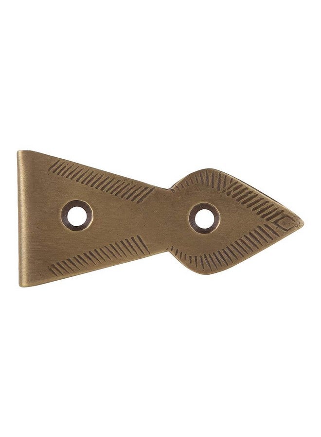 A29 Set of 8, Brass 90 Degree Spade Trunk Corner, Antique Brass Finish, Edge Guard Box Table Cabinet Trunk Corner Protector, Decorative Corner Brackets - Image 3