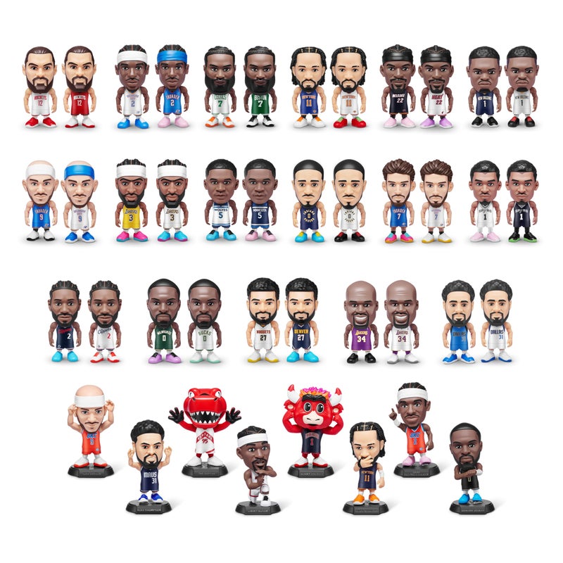 5 Surprise NBA Ballers Series 2 by ZURU, Licensed NBA Collectible, Surprise Unboxing Basketball Collectible Sports Toy for Boys, Ages 3 and up (2 Capsules) - Image 4