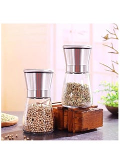 Salt & Pepper Grinder Set – 2-Pack Adjustable Ceramic Grinders for Fresh Spices, Precision Grinding, Easy-to-Use, Durable Spice Mill, Adjustable Coarseness, Perfect for Kitchen, Dining, and Seasoning, Modern Salt and Pepper Shakers. - pzsku/Z48A08D85ECA6E7539102Z/45/_/1726670776/73a7d9cb-1baa-4b5a-9610-76a8700c818b