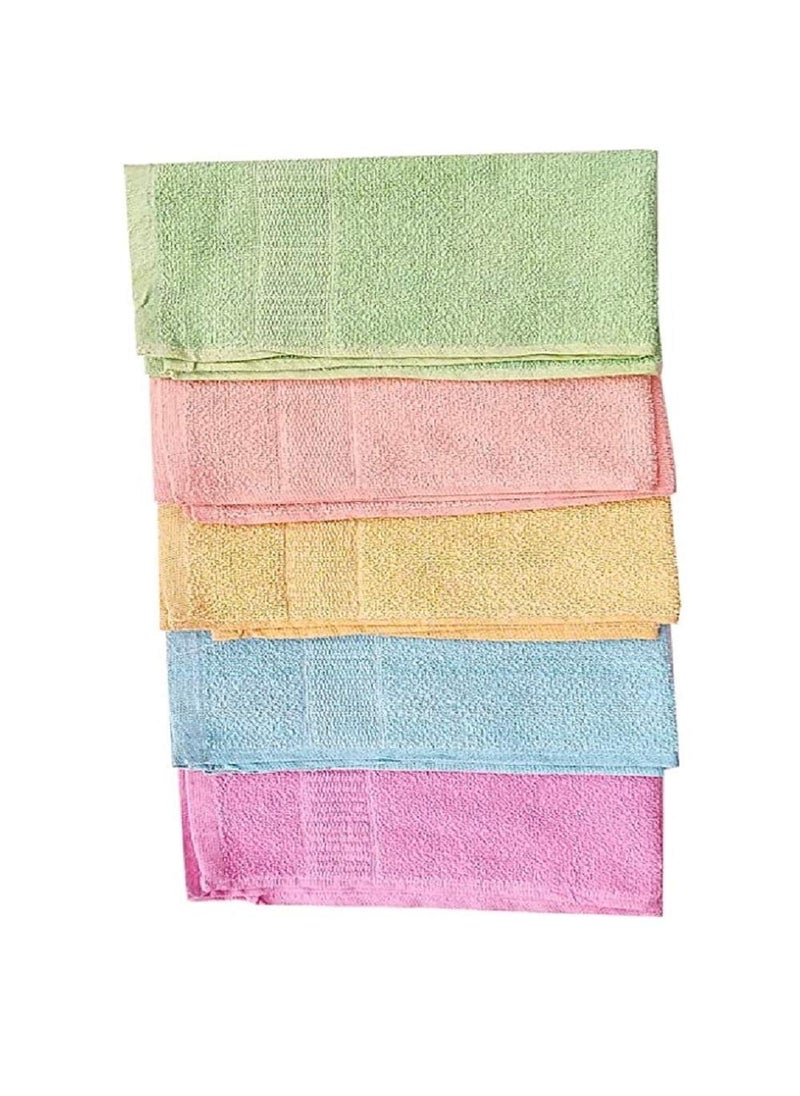 BH - BH Cotton Hand Towel Multicolour Set of 12 - Image 1