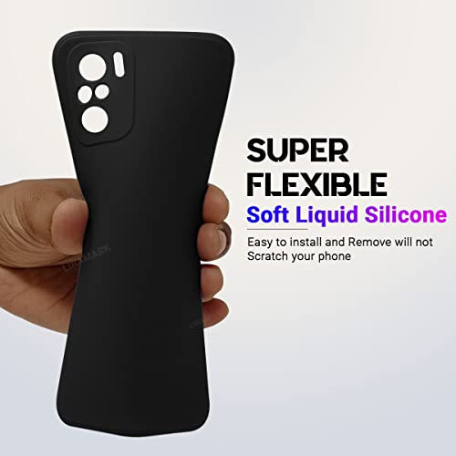 LIRAMARK Silicone Case for Redmi Mi 11X / 11X Pro / 11i / K40 Pro / K40 Pro Plus/Poco F3 (Silicone Black) - Image 5