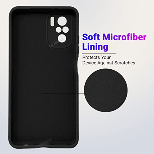 LIRAMARK Silicone Case for Redmi Mi 11X / 11X Pro / 11i / K40 Pro / K40 Pro Plus/Poco F3 (Silicone Black) - Image 4