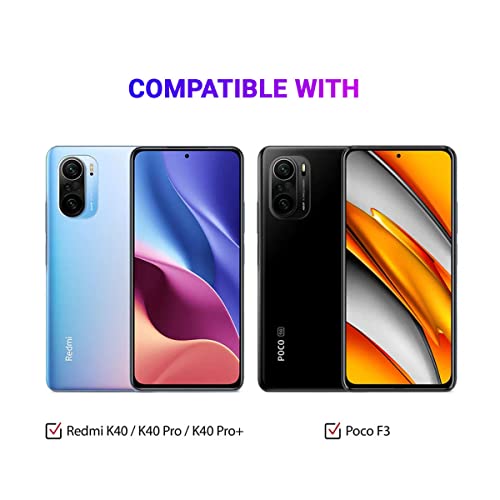 LIRAMARK Silicone Case for Redmi Mi 11X / 11X Pro / 11i / K40 Pro / K40 Pro Plus/Poco F3 (Silicone Black) - Image 2