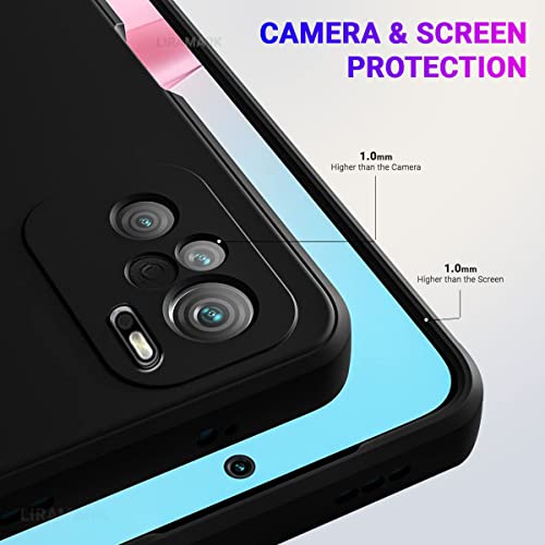 LIRAMARK Silicone Case for Redmi Mi 11X / 11X Pro / 11i / K40 Pro / K40 Pro Plus/Poco F3 (Silicone Black) - Image 3