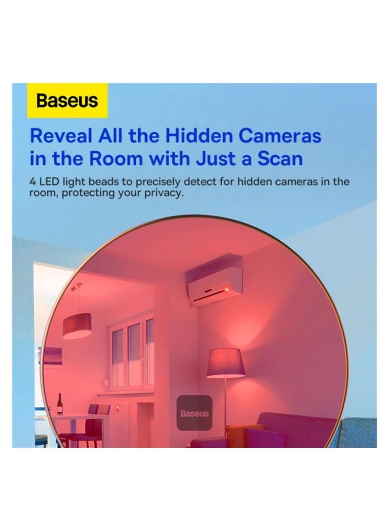 Baseus Anti Detector Hidden Camera Mini Travel Hotel Hidden Camera Finder Anti-Spy Camera Infrared Detector  - Image 4