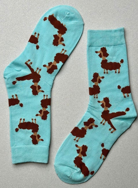 Unisex Doodle Socks for Men Women - Comfortable Cotton Blend | Suitable for 35-42 Sizes | Playful Dog Design, Perfect for Pet Lovers