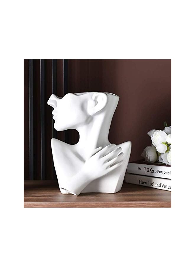 The Bros Flower Pot, Head Vase Face Planter Resin Small Plant Pot, Indoor Succulent Planter, Artwork for Home Office Decor Gift Idea - Image 4