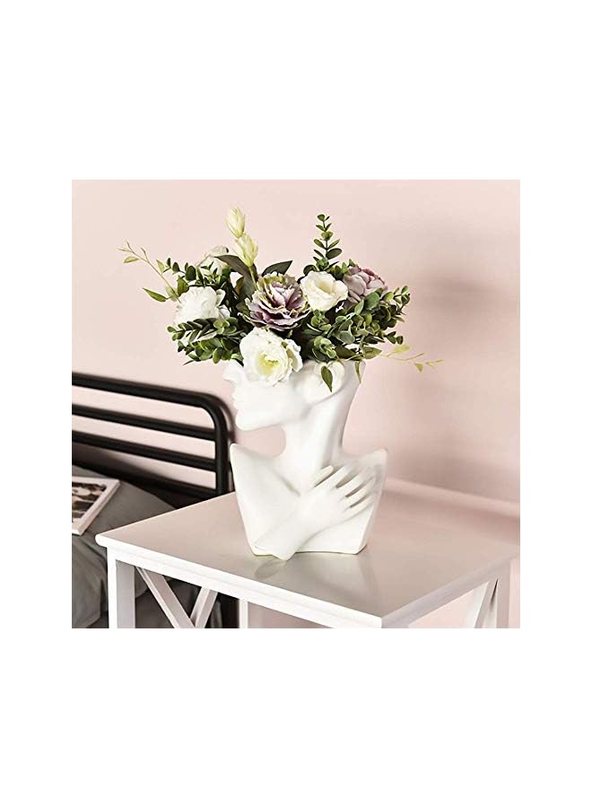 The Bros Flower Pot, Head Vase Face Planter Resin Small Plant Pot, Indoor Succulent Planter, Artwork for Home Office Decor Gift Idea - Image 2