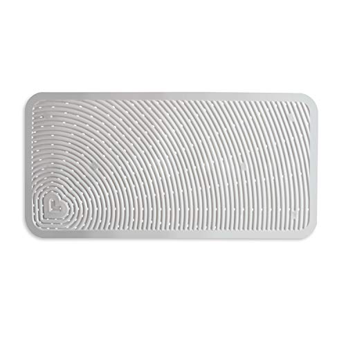 Munchkin Soft Spot Baby Bath Mat for Tub, Cushioned Bathtub Mat for Toddlers and Kids, 36"x17", Grey - Image 4