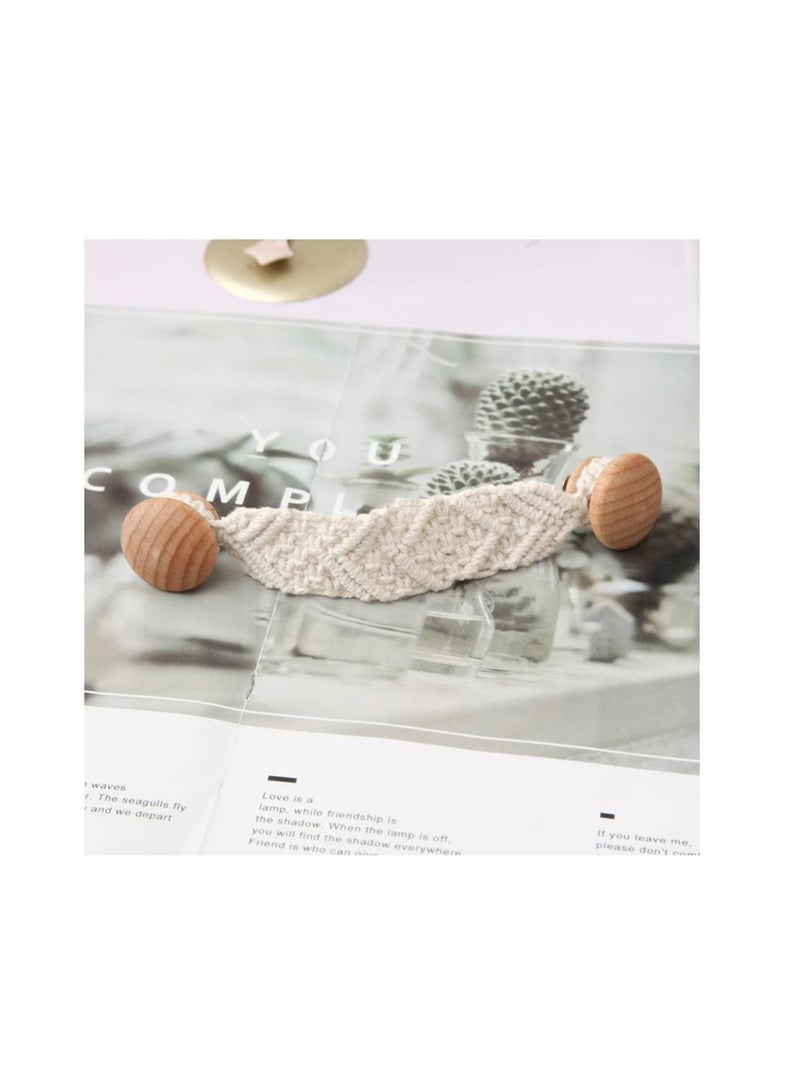 Rope Knobs Door Handle,  Knot Cabinet Drawer Cupboard Furniture Wooden Pulls Handles for Kitchen Wardrobe knobs Dresser (2 Pack) - Image 5