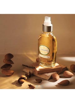 L'OCCITANE Almond Supple Skin Oil 100ml, 50% Pure Almond Oil for Deep Hydration And Glow, Vegan, Fast-Absorbing Body Oil, Luxury Clean Beauty Skincare for Soft, Supple Skin  - Image 4