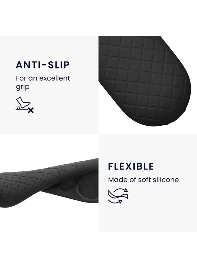 O Ozone Silicone Remote Cover Set Compatible with Google Chromecast 2020 4K, Anti-Slip Shockproof TV Set Top Box Sleeve Cover (Red) - Image 3